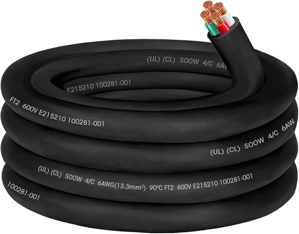 Rental store for 100  6 4 GENERATOR CABLE WITH BARE ENDS in Washington Boro PA & Logan OH PA